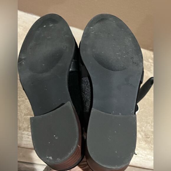 BELLA Vita Black Babs II Mules Metal Buckle Strap size 8 W - Picture 6 of 11